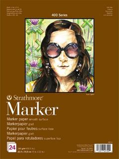 Strathmore Marker A4+ 22,9x30,5cm, 24 de coli, 400 series