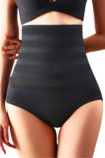 Chilot modelator PureShape, talie inalta, efect de aplatizare abdomen, Black