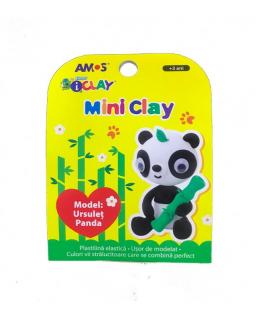 Set plastilina non-toxica Mini Clay, Little Panda