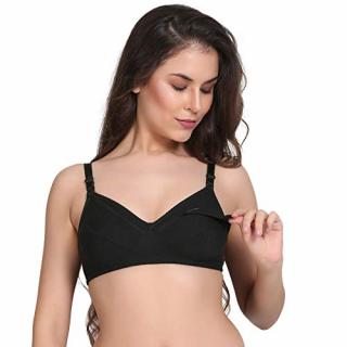 Sutien pentru alaptare, fara arcuri, Black