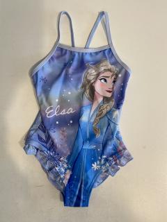 Costum baie intreg Disney, fete, Albastru, ELSA