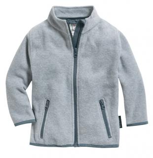 Hanorac fleece cu fermoar, Gri