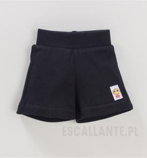 Pantalon scurt, bumbac organic 100%, baieti, Negru, Robot