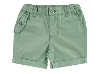 Pantalon scurt cu buzunare, baieti, Verde, Baby Dino