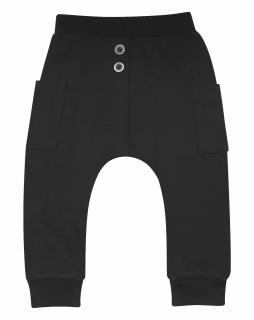 Pantalon trening cu buzunare_Negru