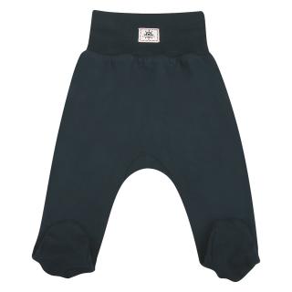 Pantaloni pijama cu talpa 100% bumbac organic, Ziar