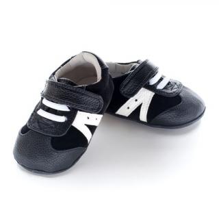 Pantofi sport, piele, baieti, Negru, Chuck