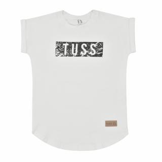 Tricou cu maneca scurta, unisex, Alb Tuss, Seven Heaven