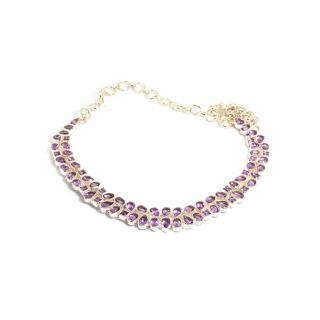 Colier   Amethyst Harmony   Unicat din Ametist cu argint