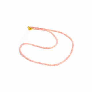 Colier din Opal Roz cu Argint