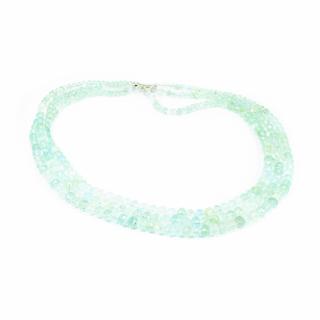 Colierul   Ocean s Whisper   Unicat din Acvamarin