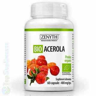 Acerola Bio 60cps. Zenyth (vitamina C, imunitate, crestere)