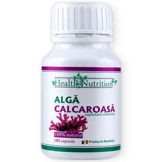 Alga Calcaroasa calciu si magneziu Health Nutrition 180cps