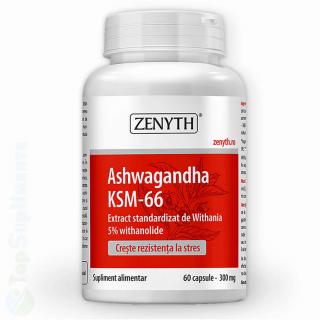 Ashwagandha KSM-66 pastile stres, energie Zenyth 60 capsule