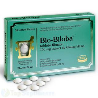 Bio Biloba ginkgo biloba 30 pastile memorie Pharma Nord