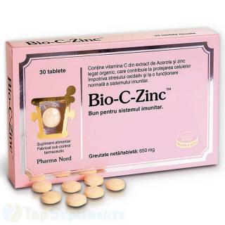 Bio C-Zinc vitamina C cu zinc imunitate PharmaNord 30tab.