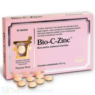 Bio C-Zinc vitamina C cu zinc pentru imunitate PharmaNord