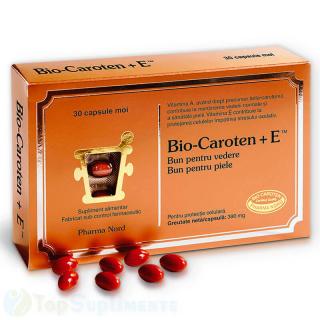 Bio Caroten+E cu vitamina E si A beta caroten PharmaNord