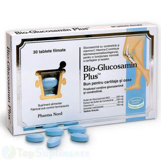 Bio Glucosamin Plus pastile articulatii si oase PharmaNord