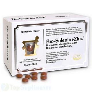 Bio Seleniu Zinc antioxidanti 60 si 120 tablete Pharma Nord