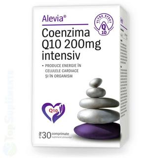 Coenzima Q10 200mg. intensiv 30cps. Alevia (inima, imbatranire)