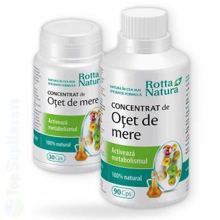 Concentrat de Otet de mere capsule metabolism Rotta 90+30cp