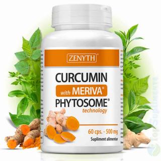 Curcumin cu Meriva turmeric capsule Zenyth 60 pastile