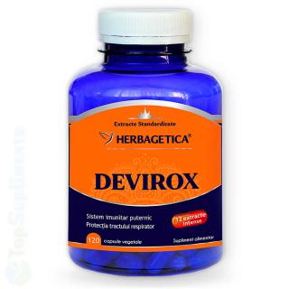 Devirox antiviral pastile vitamine imunitate Herbagetica 120cps