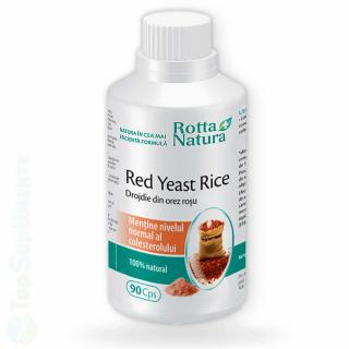 Drojdie de orez rosu Red Yeast Rice Rotta Natura 90cps.