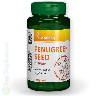 Fenugreek Schinduf capsule imunitate, digestie Vitaking 90cps