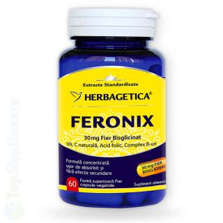 Feronix 60cps. Herbagetica (fier, anemie)