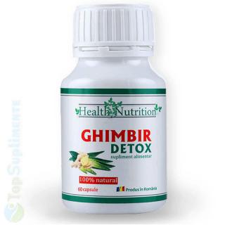 Ghimbir Detox detoxifiant Health Nutrition 120cps