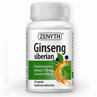Ginseng Siberian pastile stres, imunitate, sexuale Zenyth 30cp
