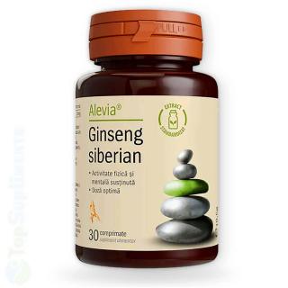 Ginseng Siberian vitamine oboseala energie potenta Alevia 30cp