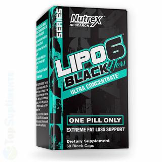 Lipo 6 Black Hers Ultra Concentrat arzator grasimi Nutrex 60cps