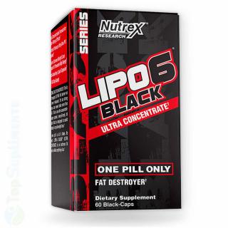 Lipo 6 Black Ultra Concentrate arzator de grasimi Nutrex 60cps