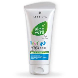 Lotiune crema de fata si corp bebelusi Aloe Vera Baby LR 100ml