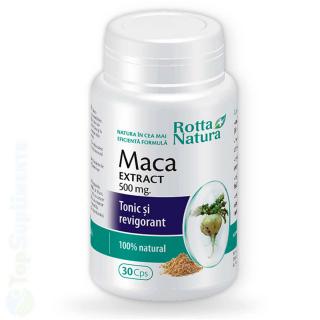 Maca 30 pastile potenta vitamine oboseala energie Rotta Natura