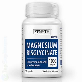 Magneziu Bisglicinat pastile oboseala, stres Zenyth 30-90cps