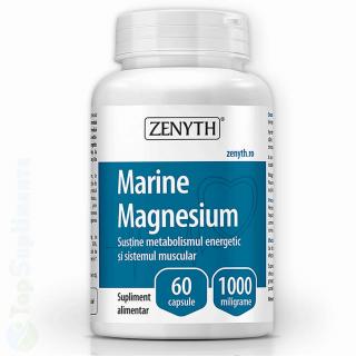 Magneziu Marin pastile energie si muschi Zenyth 60 capsule