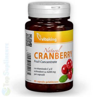 Merisor (afin rosu) 90cps. Vitaking (vitamina C, imunitate, oboseala)