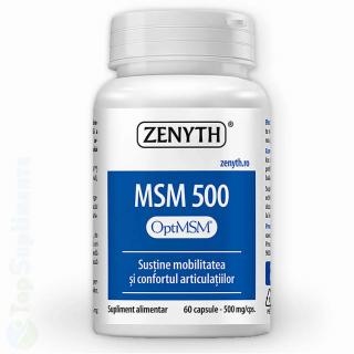 MSM 500 pastile articulatii, oase si piele Zenyth 60cps