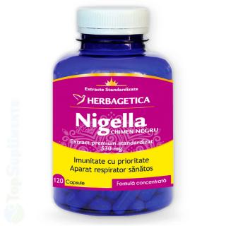 Nigella chimen negru capsule imunitate Herbagetica 30-120cps