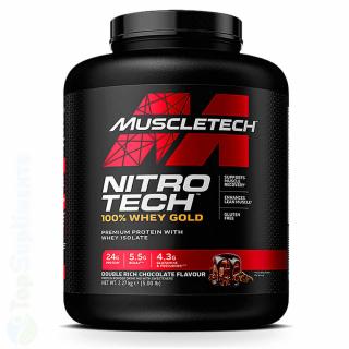 Nitro Tech Whey Gold proteina din zer MuscleTech 2.27kg