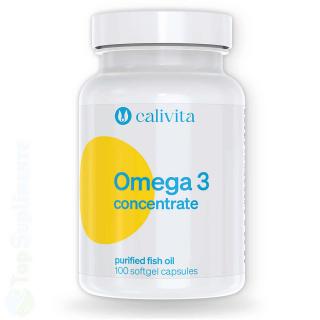 Omega 3 Concentrat capsule ulei de peste Calivita 100cps