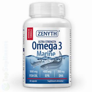 Omega 3 Marine capsule cu ulei de peste 1000mg Zenyth 60cps