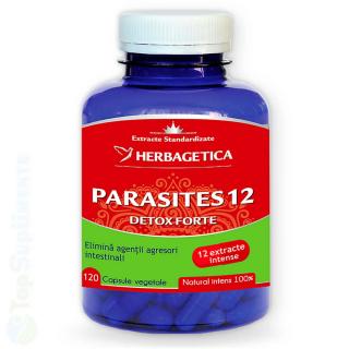 Parasites 12 Detox Forte paraziti viermi intestinali Herbagetica