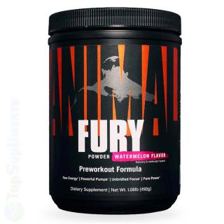 Pre workout Animal Fury pudra Universal Nutrition 30 serviri