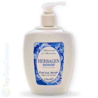 Sapun lichid facial cu albastrele si glicerina Herbagen 350ml