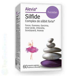Silfide complex pastile de slabit forte cu Fucoidan Alevia 60cp